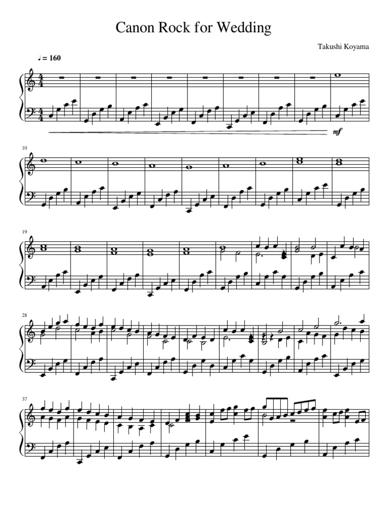 Canon Rock - MSCZ | PDF