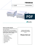 Heraeus Multifuge 1S - User Manual