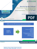 Monitoring Dan Evaluasi Pemanfaatan Antrean Online Melalui MJKN Serta Pemanfaatan I-Care Di FKRTL