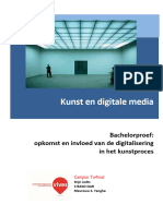 Kunst en Digitale Media Opkomst en Invlo