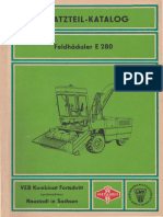 Fortschritt E280 Ersatzteilkatalog