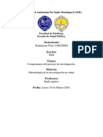 Unidad 2 Tarea 2.1 Componentes Del Proceso de Investigacion