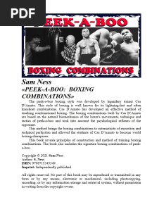 Peek A Boo Boxing Combination