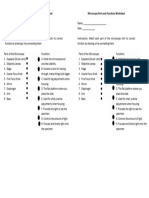 Microscope Parts and Functions Microscope Parts and Functions Worksheet Microscope Parts and Functions Worksheet