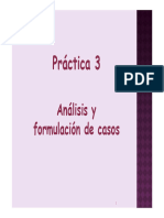Práctica 3. Análisis y Formulación