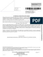 Ministerio de Hacienda: Procedimiento: Comunicación de Alteración de Orden Expediente: 09556612.98/21 Documento: 15927719