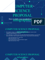 Computer Science Proposal Infographics by Slidesgo