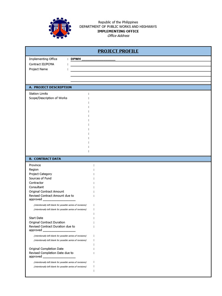 DPWH Construction Logbook Template | PDF | Times New Roman | Engineer