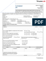 Truck Driver Employement Application TemplateLab