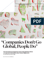 Companies Dont Go Global, People Do