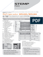 Brastemp Geladeira BRH86AR Guia Rapido Versão Digital