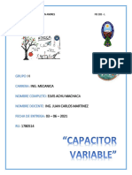 Informe de Capacitor PDF