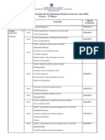 Calendarización 5º Básico 1º Semestre