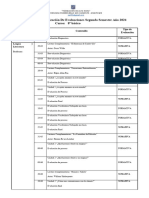 Calendarización 8º Básico 1º Semestre