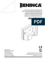 Manual Centralita Portal Beninca Ri6e