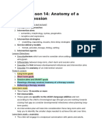 ILO 3 - Lesson 14 Anatomy of A Therapy Session