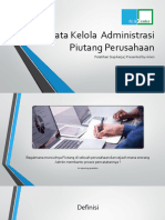 Administrasi (Tata Kelola) - Piutang