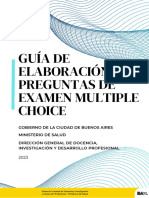 GUIA ELABORACIÓN PREGUNTAS MULTIPLE CHOICE - 2023 - GCABA DGDIyDP