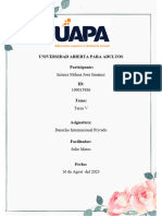 Tarea V Derecho Internacional Privado