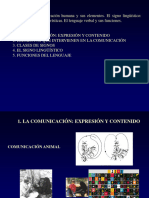 Tema 1 La Comunicación Humana y Sus Elementos. El Signo Lingüístico