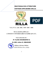 RILLA 11 Tiré À Part DR BABALOLA