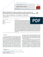 Efficient Degradation of Organic Pollutants by Catalytic Ozonation and