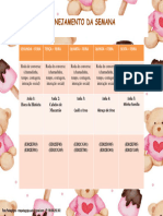Planejamento Semanal Cahinhos Dourados Maternal PDF