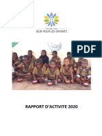 Rapport Activite 2020 Fondation Agir Pour Les Enfants