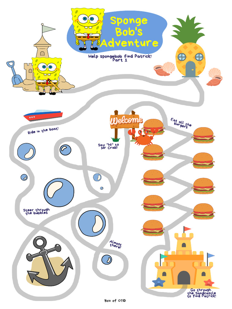 SpongeBob's Adventure: Find Patrick! | PDF
