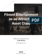 Slated Part I - Filmed Entertainment As A Viable Asset Class
