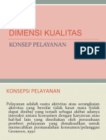 Dimensi Kualitas