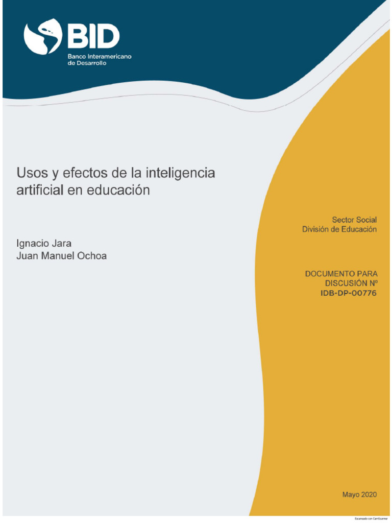 Uso y Efectos de La IA en Educación | PDF