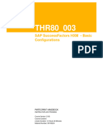 Unit 3 SAP SuccessFactors HXM - Basic Configurations