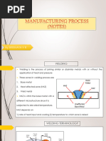 Manufacturing Notes