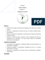 SOCIALES 5to - Unidad 1 Argentina en El Mundo