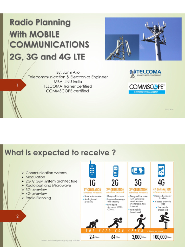 Mobile Comm and Radio Planning Course1 | PDF