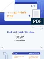 Web Và Lập Trình Web