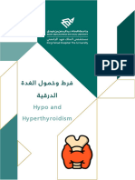 Iau-20-84 Hypo and Hyperthyroidism FRT WKHMWL NSHT LGD Ldrqy