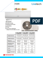 Ficha Tecnica - Aire Acondicionado Livetech