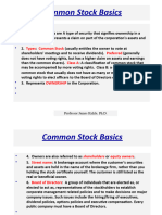 T4-Common Stock Basics