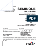 Piper PA-44-180 Seminole Pilot's Operating Handbook