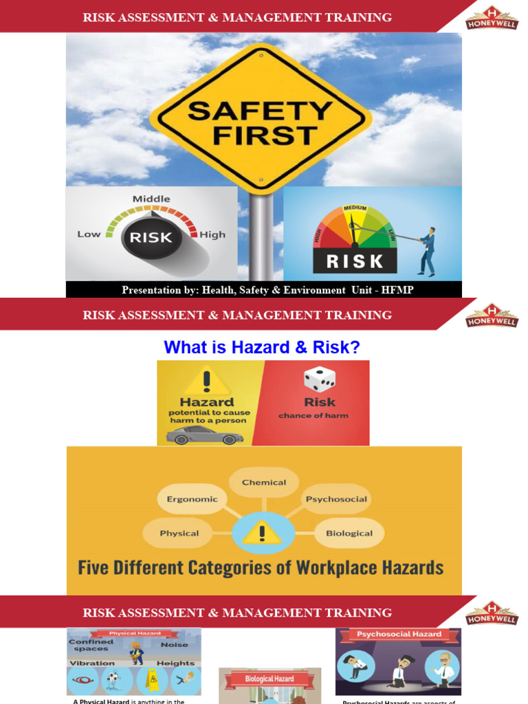 Risk Assessment Training 1 Pdf Risk Hazards