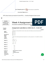 Data Base Management System - Unit 7 - Week 4