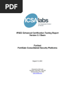 Isca Labs Fortinet FortiGate IPSEC Report