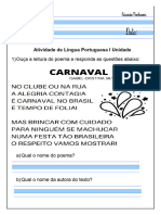 Atividade Portugues I Unidade