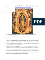 Descrição Do Manto de Nossa Senhora de Guadalupe