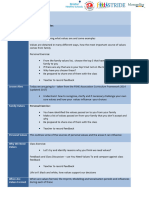 Year 10 Lesson 1 Values Lesson Plan