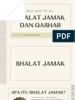 Shalat Jamak Dan Qashar