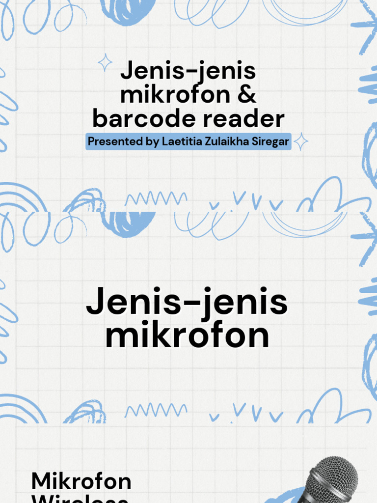Jenis-Jenis Microphone Dan Barcode Reader | PDF