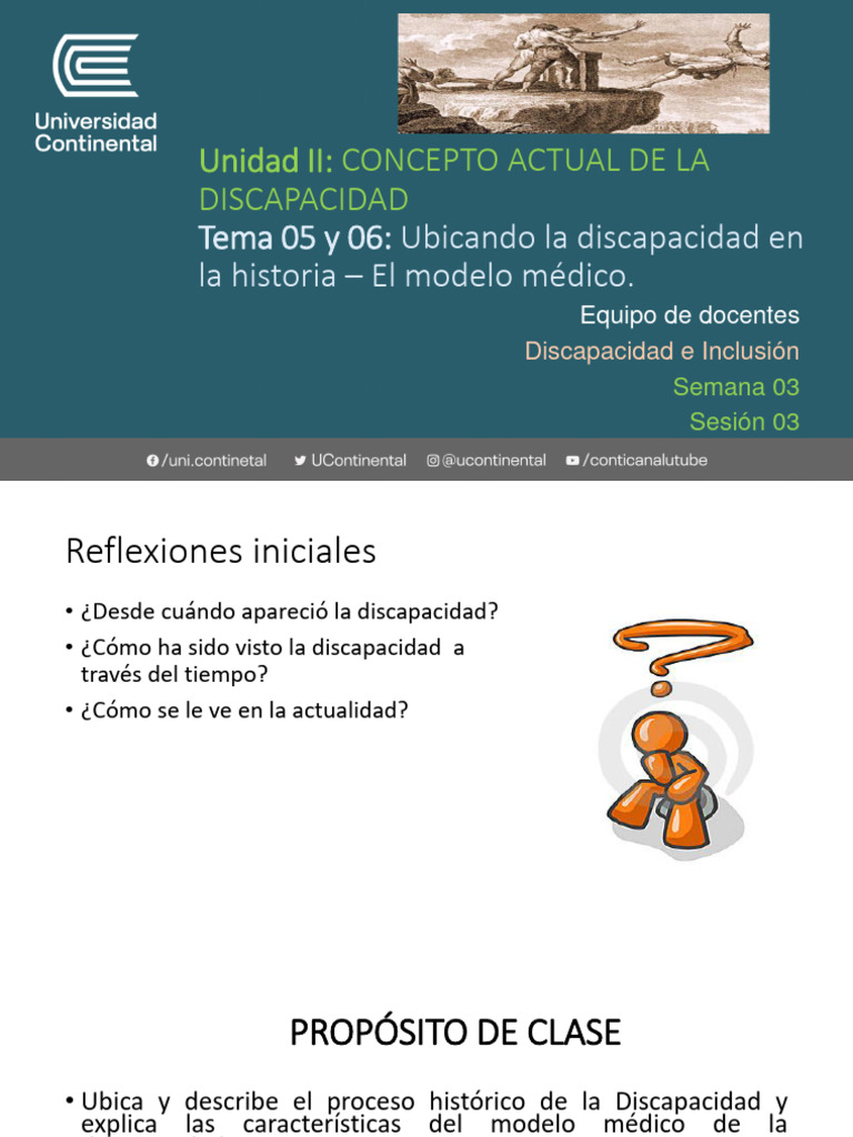 Historia y modelo médico de la discapacidad | PDF | Invalidez